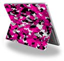 Decal Style Vinyl Skin for Microsoft Surface Pro 4 - WraptorCamo Digital Camo Hot Pink -  (SURFACE NOT INCLUDED)