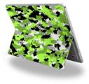 Decal Style Vinyl Skin for Microsoft Surface Pro 4 - WraptorCamo Digital Camo Neon Green -  (SURFACE NOT INCLUDED)