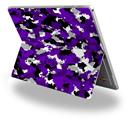 Decal Style Vinyl Skin for Microsoft Surface Pro 4 - WraptorCamo Digital Camo Purple -  (SURFACE NOT INCLUDED)