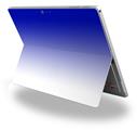 Decal Style Vinyl Skin for Microsoft Surface Pro 4 - Smooth Fades White Blue -  (SURFACE NOT INCLUDED)