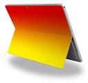 Decal Style Vinyl Skin for Microsoft Surface Pro 4 - Smooth Fades Yellow Red -  (SURFACE NOT INCLUDED)