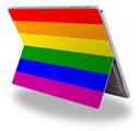 Decal Style Vinyl Skin for Microsoft Surface Pro 4 - Rainbow Stripes -  (SURFACE NOT INCLUDED)
