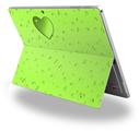 Decal Style Vinyl Skin for Microsoft Surface Pro 4 - Raining Neon Green -  (SURFACE NOT INCLUDED)