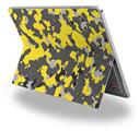 Decal Style Vinyl Skin for Microsoft Surface Pro 4 - WraptorCamo Old School Camouflage Camo Yellow -  (SURFACE NOT INCLUDED)