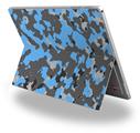 Decal Style Vinyl Skin for Microsoft Surface Pro 4 - WraptorCamo Old School Camouflage Camo Blue Medium -  (SURFACE NOT INCLUDED)