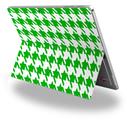 Decal Style Vinyl Skin for Microsoft Surface Pro 4 - Houndstooth Green - (SURFACE NOT INCLUDED)