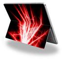 Decal Style Vinyl Skin for Microsoft Surface Pro 4 - Lightning Red -  (SURFACE NOT INCLUDED)