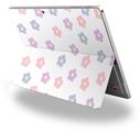 Decal Style Vinyl Skin for Microsoft Surface Pro 4 - Pastel Flowers -  (SURFACE NOT INCLUDED)