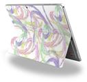 Decal Style Vinyl Skin for Microsoft Surface Pro 4 - Neon Swoosh on White -  (SURFACE NOT INCLUDED)