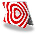 Decal Style Vinyl Skin for Microsoft Surface Pro 4 - Bullseye Red and White -  (SURFACE NOT INCLUDED)