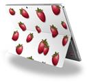 Decal Style Vinyl Skin for Microsoft Surface Pro 4 - Strawberries on White -  (SURFACE NOT INCLUDED)