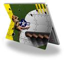 Decal Style Vinyl Skin for Microsoft Surface Pro 4 - WWII Bomber War Plane Pin Up Girl -  (SURFACE NOT INCLUDED)