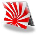 Decal Style Vinyl Skin for Microsoft Surface Pro 4 - Rising Sun Japanese Flag Red -  (SURFACE NOT INCLUDED)