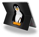 Decal Style Vinyl Skin for Microsoft Surface Pro 4 - Penguins on Black -  (SURFACE NOT INCLUDED)
