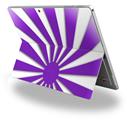 Decal Style Vinyl Skin for Microsoft Surface Pro 4 - Rising Sun Japanese Flag Purple -  (SURFACE NOT INCLUDED)