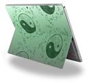 Decal Style Vinyl Skin for Microsoft Surface Pro 4 - Feminine Yin Yang Green -  (SURFACE NOT INCLUDED)
