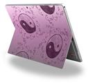 Decal Style Vinyl Skin for Microsoft Surface Pro 4 - Feminine Yin Yang Purple -  (SURFACE NOT INCLUDED)
