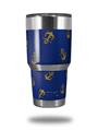 WraptorSkinz Skin Wrap compatible with RTIC 30oz ORIGINAL 2017 AND OLDER Tumblers Anchors Away Blue (TUMBLER NOT INCLUDED)