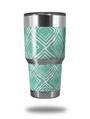 WraptorSkinz Skin Wrap compatible with RTIC 30oz ORIGINAL 2017 AND OLDER Tumblers Wavey Seafoam Green (TUMBLER NOT INCLUDED)