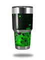 WraptorSkinz Skin Wrap compatible with RTIC 30oz ORIGINAL 2017 AND OLDER Tumblers HEX Green (TUMBLER NOT INCLUDED)