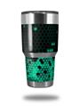 WraptorSkinz Skin Wrap compatible with RTIC 30oz ORIGINAL 2017 AND OLDER Tumblers HEX Seafoan Green (TUMBLER NOT INCLUDED)
