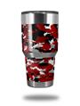 WraptorSkinz Skin Wrap compatible with RTIC 30oz ORIGINAL 2017 AND OLDER Tumblers WraptorCamo Digital Camo Red (TUMBLER NOT INCLUDED)