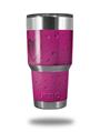 WraptorSkinz Skin Wrap compatible with RTIC 30oz ORIGINAL 2017 AND OLDER Tumblers Raining Fuschia Hot Pink (TUMBLER NOT INCLUDED)
