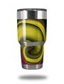 WraptorSkinz Skin Wrap compatible with RTIC 30oz ORIGINAL 2017 AND OLDER Tumblers Alecias Swirl 01 Yellow (TUMBLER NOT INCLUDED)