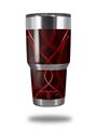 WraptorSkinz Skin Wrap compatible with RTIC 30oz ORIGINAL 2017 AND OLDER Tumblers Abstract 01 Red (TUMBLER NOT INCLUDED)