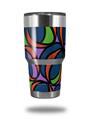 WraptorSkinz Skin Wrap compatible with RTIC 30oz ORIGINAL 2017 AND OLDER Tumblers Crazy Dots 02 (TUMBLER NOT INCLUDED)