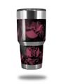 WraptorSkinz Skin Wrap compatible with RTIC 30oz ORIGINAL 2017 AND OLDER Tumblers Skulls Confetti Pink (TUMBLER NOT INCLUDED)