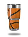 WraptorSkinz Skin Wrap compatible with RTIC 30oz ORIGINAL 2017 AND OLDER Tumblers Basketball (TUMBLER NOT INCLUDED)