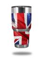 WraptorSkinz Skin Wrap compatible with RTIC 30oz ORIGINAL 2017 AND OLDER Tumblers Union Jack 01 (TUMBLER NOT INCLUDED)